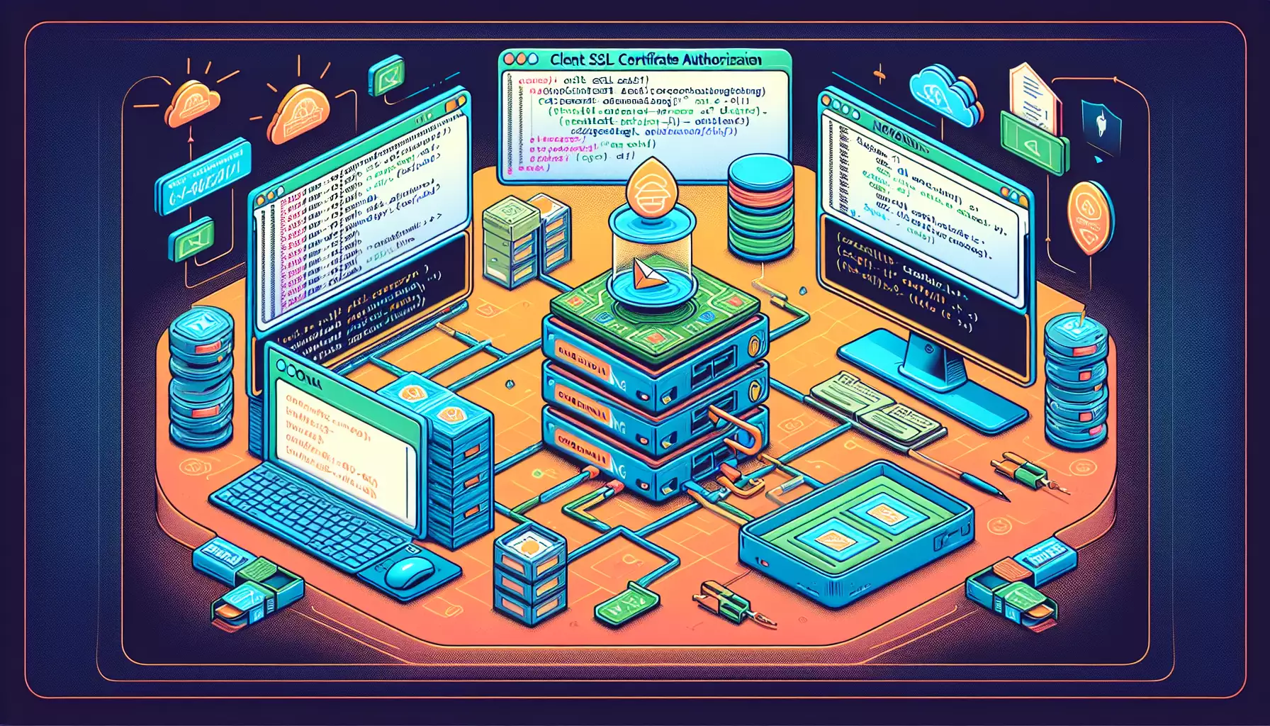 A detailed guide on configuring client certificate authentication on Nginx in Docker, including obtaining
Let's Encrypt certificates, setting up a certificate authority, issuing client certificates, and managing
certificate revocation.
